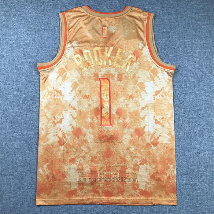 Camiseta Phoenix Suns Devin Booker #1 Select Series 2023 Naranja